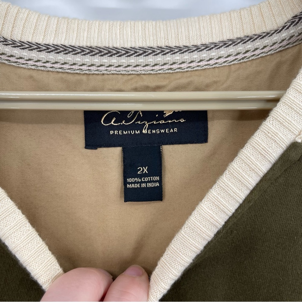 A. Tiziano Men's Color Block Sweater - Picture 11 of 13